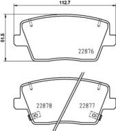 8DB355039431 HELLA PAGID - klocki ham. tył i30 