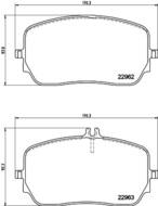 8DB355039211 HELLA PAGID - klocki ham. przód MERCEDES-BENZ 