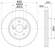 8DD355104891 HELLA PAGID - tarcza ham. prz. TO 