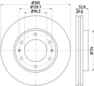 8DD355116481 HELLA PAGID - tarcza ham. prz. DO HY 