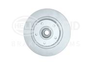 8DD355131951 HELLA PAGID - tarcza ham. +ABS ring +łoż. tył z piastą RE