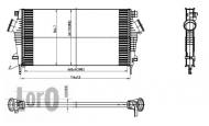 037-018-0005 ABAK - INTERCOOLER /LORO/ INSIGNIA (08-) 