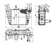 053-018-0002 ABAK - INTERCOOLER /LORO/ VW POLO IV 10/01-04/05 / SKODA FABIA 11/0