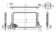 053-018-0003 ABAK - INTERCOOLER /LORO/ VW GOLF V 10/03-10/08