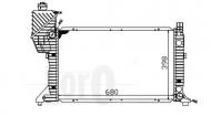 054-017-0009 ABAK - CHŁODNICA WODY /LORO/ MERCEDES-BENZ SPRINTER 02/95-03/00