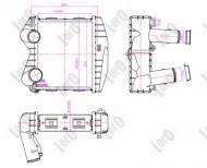 054-018-0012 ABAK - CHŁODNICA POWIETRZA DOŁADOWUJĄCEGO 