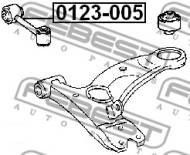 0123-005 FEBEST - DRĄŻEK STAB. PRZÓD TOYOTA AVENSIS AT22,AZT220,CDT220,CT220,S