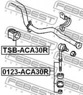 0123-ACA30R FEBEST - DRĄŻEK STAB. TYŁ L=P TOYOTA RAV4 ACA3,ALA3,GSA33,ZSA3 2005.1