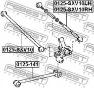 0125-141 FEBEST - DRĄŻEK WZDŁUŻNY TYŁ TOYOTA COROLLA SED/CP/WG AE10,CE100,EE10