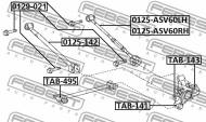 0129-021 FEBEST - ŚRUBA MOCOWANIA TOYOTA CAMRY (JPP) ACV30,MCV3 2001.07-2006.0