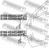 0199-HDASU40FLL FEBEST - ZAWIAS KLAPY TOYOTA LAND CRUISER PRADO GDJ150,GRJ150,KDJ150,