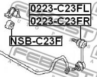 0223-C23FL FEBEST - DRĄŻEK STAB. PRZÓD LEWY NISSAN SERENA C23 1991.06-1999.06 JP