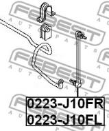 0223-J10FL FEBEST - DRĄŻEK STAB. PRZÓD LEWY NISSAN QASHQAI J10E 2006.12-2013.12