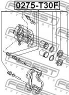 0275-T30F FEBEST - REPERATURKA ZACISKU HAM.GO PRZÓD NISSAN X-TRAIL T30 2004.03-