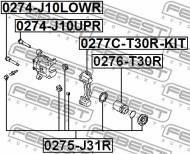 0276-T30R FEBEST - SWORZEŃ ZACISKU HAM.GO TYLNEGO NISSAN TEANA J31 2006.04-2008