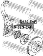 0482G-EAF FEBEST - ŁOZYSKO KOŁA  PRZÓD MITSUBISHI LANCER/MIRAGE CJ-CP 1995.08-2