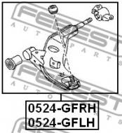 0524-GFLH FEBEST - WAHACZ PRZEDNI LEWY MAZDA CAPELLA GF 1997-1999 JP