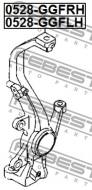 0528-GGFRH FEBEST - ZWROTNICA PRZEDNIA PRAWA MAZDA 6 WAGON GY 2002-2005 EU