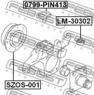 0799-PIN413 FEBEST - PIN ZWROTNICY SUZUKI JIMNY SN413 1998-2018