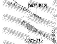 0822-B12 FEBEST - DRĄŻEK KIEROWNICZY SUBARU IMPREZA G11 2000.02-2007.04 JP