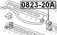 0823-20A FEBEST - DRĄŻEK STAB. PRZÓD SUBARU IMPREZA G11 2000.02-2007.04 JP