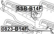 0823-B14F FEBEST - DRĄŻEK STAB. PRZÓD SUBARU LEGACY B14 2009.02- JP