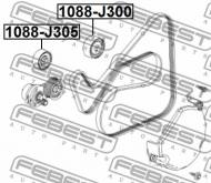 1088-J300 FEBEST - ROLKA OPEL ANTARA 2006- 