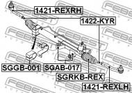 1422-KYR FEBEST - DRĄŻEK KIEROWNICZY SSANG YONG REXTON 2001-2013