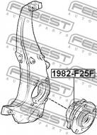 1982-F25F FEBEST - PIASTA PRZÓD BMW 6 F06 GC 2011-2013 ECE 