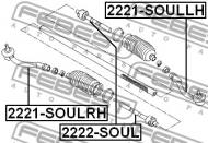 2221-SOULLH FEBEST - KOŃCÓWKA DRĄŻKA LEWA HYUNDAI I20 08 (INDIA PLANT-EUR) (2008-