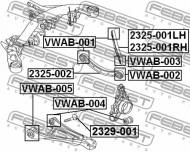 2329-001 FEBEST - ŚRUBA Z MIMOŚRODEM AUDI Q7 2007-2015 CA 