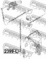 2399-L FEBEST - ŁĄCZNIK GUMOWY DO SPRYSKIWACZA AUDI A3/S3/SPORTB./LIM./QU 20