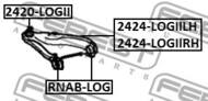 2424-LOGIILH FEBEST - DŹWIGNIA PRZEDNIA GÓRNA LEWA 