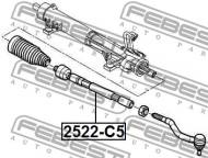 2522-C5 FEBEST - DRĄŻEK KIEROWNICZY CITROEN C5 2008- 