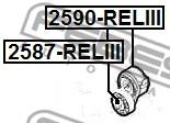 2587-RELIII FEBEST - ROLKA NAPINAJĄCA CITROEN JUMPER III/ RELAY III 2006-