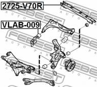 2725-V70R FEBEST - WAHACZ POPRZECZNY VOLVO XC90 2003- 