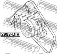 2988-DIV FEBEST - ROLKA NAPINACZA LAND ROVER DISCOVERY IV 2010-2016