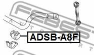 ADSB-A8F FEBEST - GUMA STAB. AUDI Q5 2009- MEX 