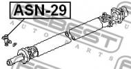 ASN-29 FEBEST - KRZYŻAK WAŁU NAPĘDOWEGO NISSAN NISSAN TRUCK D22 1997.02-2012