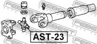 AST-23 FEBEST - KRZYŻAK WAŁU NAPĘDOWEGO TOYOTA CRESTA GX90,JZX9,LX90,SX90 19