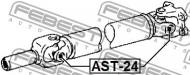 AST-24 FEBEST - KRZYŻAK WAŁU NAPĘDOWEGO TOYOTA KLUGER L/V ACU2,MCU2 2000.11-