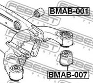 BMAB-001 FEBEST - TULEJA TYLNEJ BELKI BMW X5 E53 1999-2006 ECE