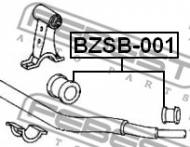 BZSB-001 FEBEST - GUMA STAB.PRZÓD KPL.4 ELEM. MERCEDES BENZ ML-CLASS 163 1998-