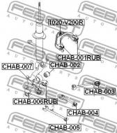 CHAB-001RUB FEBEST - TULEJA WAHACZA TYLNEGO GÓRNEGO CHEVROLET EPICA 2004-2010 EU