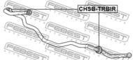 CHSB-TRBIR FEBEST - REAR STABILIZER BAR BUSH CHEVROLET TRAILBLAZER (KC_)