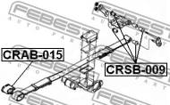 CRAB-015 FEBEST - TULEJA TYLNEGO RESORU CHRYSLER VOYAGER III 1996-2000