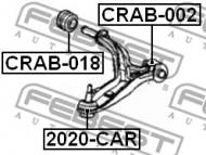 CRAB-018 FEBEST - TULEJA WAHACZA PRZEDNIEGO PRAWA TYLNA CHRYSLER VOYAGER IV 20