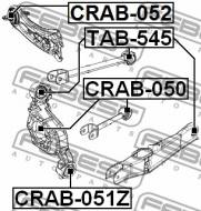 CRAB-051Z FEBEST - TULEJA TYLNEGO ZAWIESZENIA DODGE JOURNEY NEW 2012-