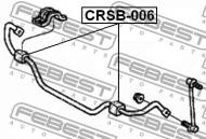 CRSB-006 FEBEST - GUMA STAB. PRZÓD D25.1 CHRYSLER CONCORDE/INTREPID/300M 2002-