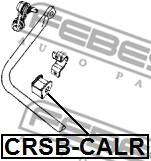 CRSB-CALR FEBEST - GUMA STAB. TYŁ D15 JEEP COMPASS/PATRIOT 2006-2010